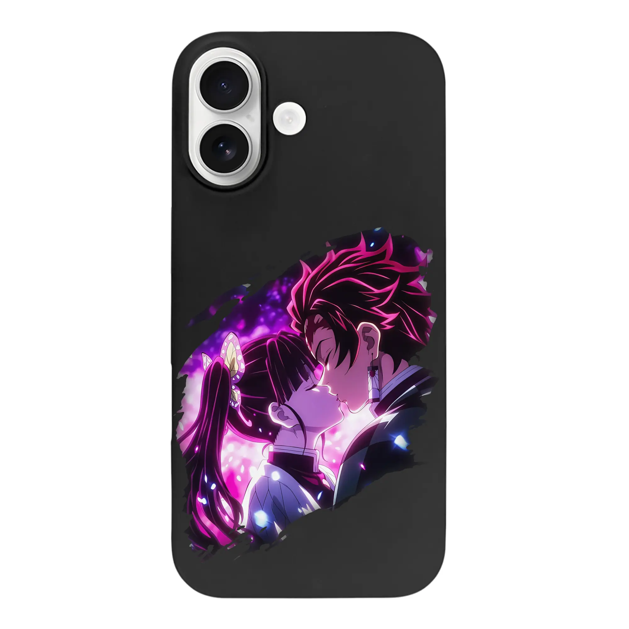 鬼滅の刃 グッズ,栗花落 カナヲ - iPhone 17 シリーズ シリコンケース 薄型 耐衝撃 指紋防止 ソフトタッチカバー 精密フィット 傷防止 保護ケース iPhone 17/17 Air/17 Pro/17 Pro Max 対応